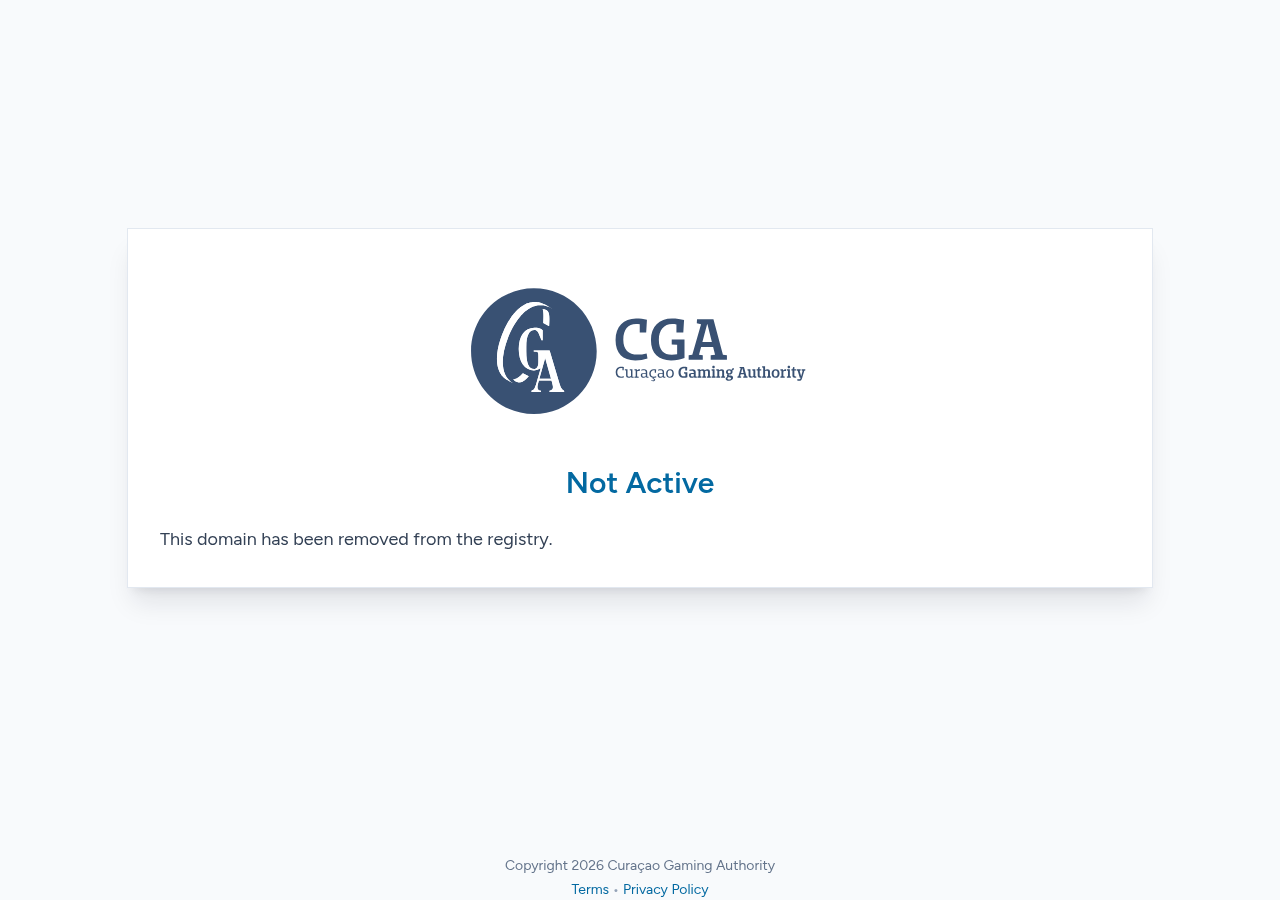 Знімок джерела Curaçao Gaming Authority для перевірки Gamdom